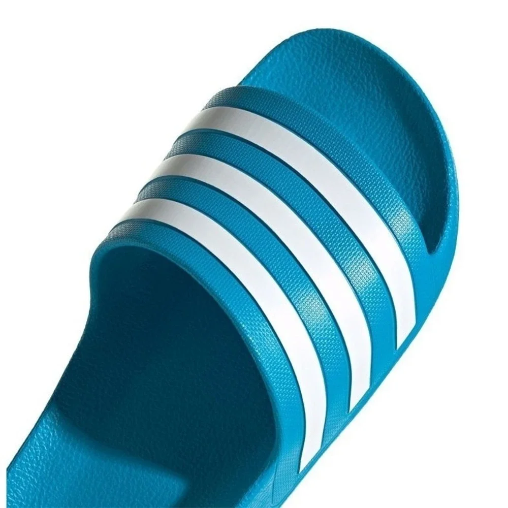 Adidas FY8047 Solar Blue Adilette Aqua Slide New with Tags Men's Size 11 Sandals